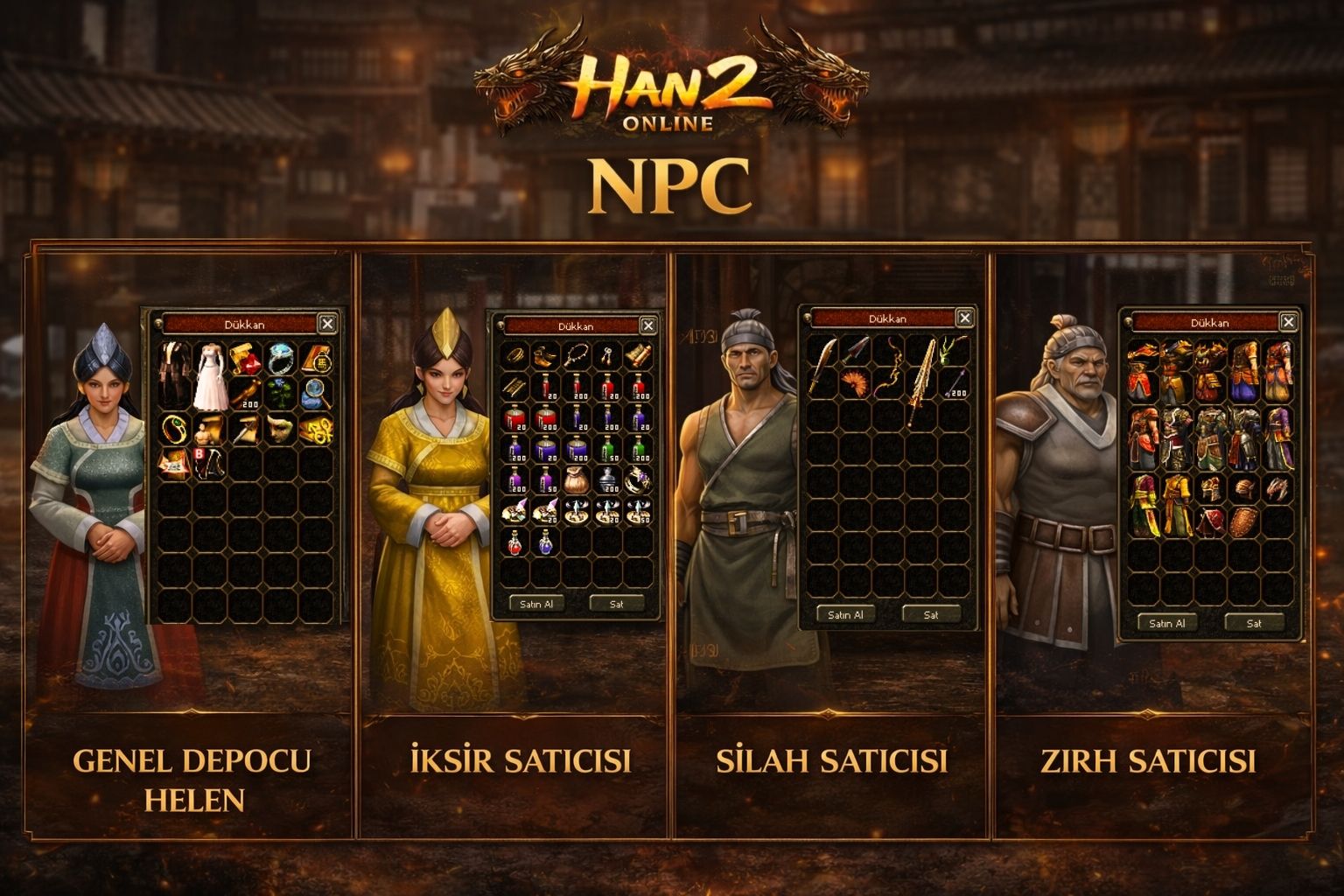 Han2 Online NPC Sistemleri